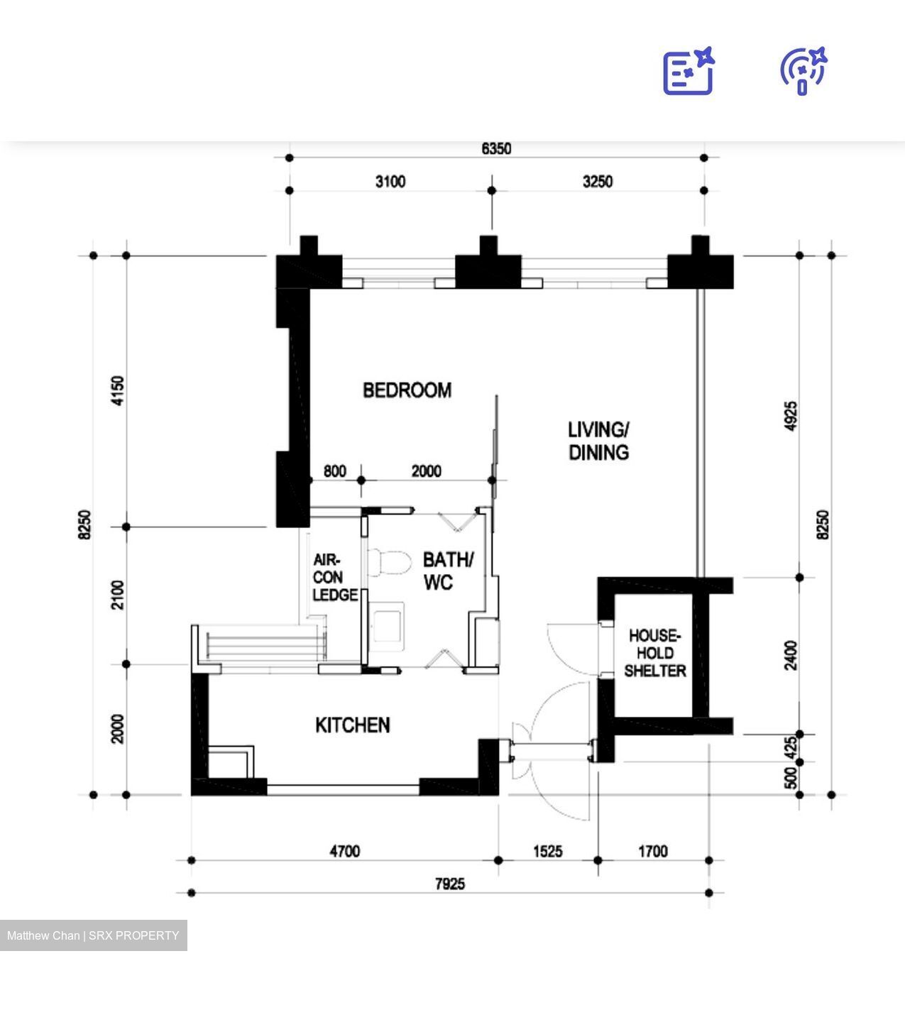 Blk 35 Skyresidence @ Dawson (Queenstown), HDB 2 Rooms #549095751